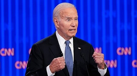 Biden campaigns in Pennsylvania as Democrats discuss his candidacy
