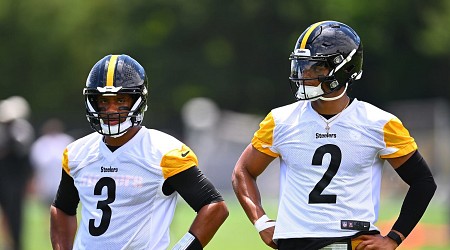 Steelers' Tomlin: Russell Wilson Still in 'Pole Position' for QB1 over Justin Fields