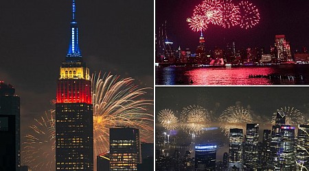 Macy's 4th of July Fireworks light up NYC's skyline