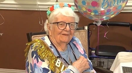 Alabama woman, 108, stays young by 'flirting with men with mustaches'