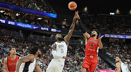 Team USA men's basketball cruises past Canada in first look before Paris Olympics