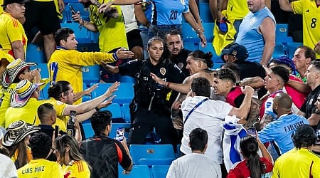 Darwin Núñez and Uruguay Teammates Scrap With Colombia Fans After Copa América Loss