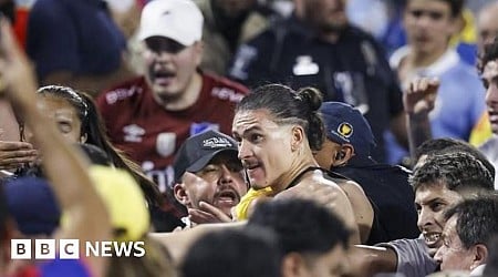 Liverpool's Nunez clashes with fans after Copa America game