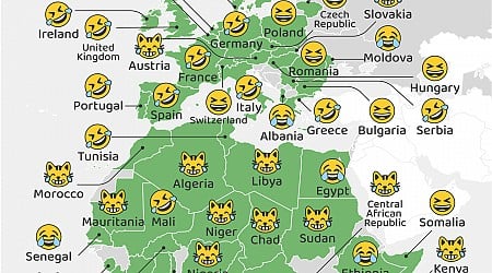 The Countries and States That Laugh the Most—and Least!—Online (With Maps)