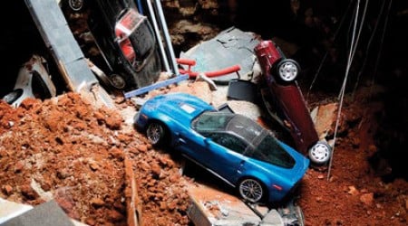 The Corvette Sinkhole Disaster's 10-Year Anniversary Exhibition