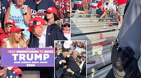 Witnesses describe mayhem as sniper takes aim at Trump, killing at least one audience member