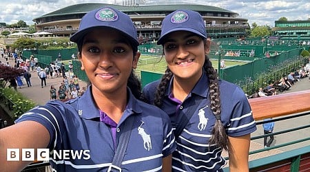 We're the Wimbledon ball girls who took on the pros