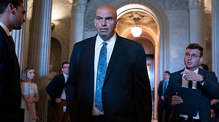 John Fetterman reportedly gauged Biden support at a Democratic lunch, but only a few senators wanted the president to stay in the race