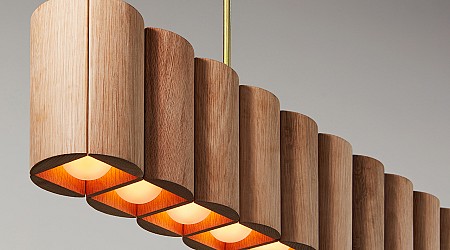 Stickbulb’s Pillar Collection Serves Curves With Salvaged Wood