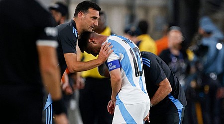 Argentina survive Messi scare, 'tough' Chile in win