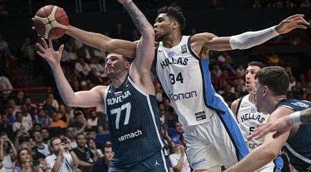 Luka Dončić, Slovenia Eliminated by Giannis, Greece in 2024 Olympic Qualifying Semis