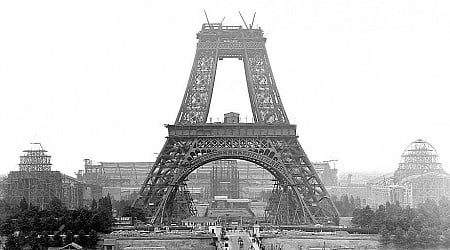 Photos show 13 iconic landmarks as they were being constructed