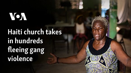 Haiti church takes in hundreds fleeing gang violence