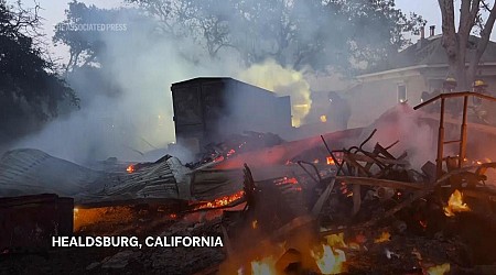 Fire spokesman: Northern California blaze threatening structures