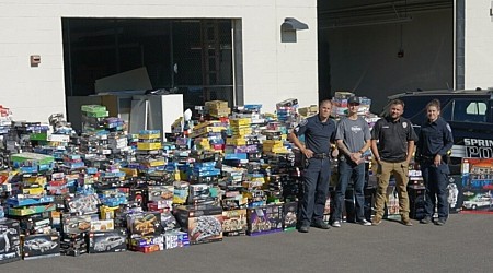 Police build Lego case after 4,000 stolen sets worth over $200,000 seized in bust