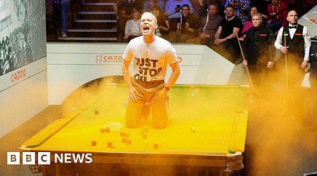 Just Stop Oil pair sentenced for snooker protest