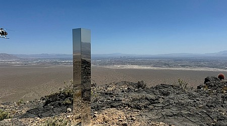 Origin of Shiny Monolith Removed From Mountains Outside Las Vegas Remains a Mystery