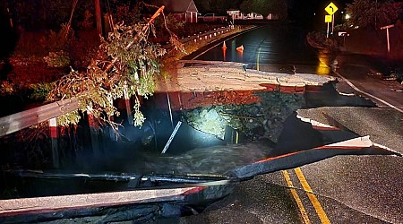 Hurricane Beryl remnants wash away Vermont building, wipe out roads in NH