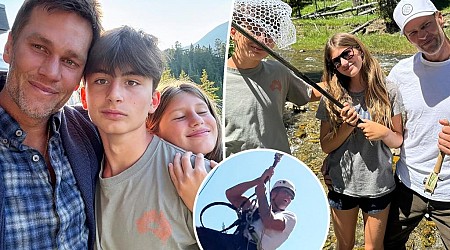 Inside Tom Brady's adventurous Montana trip with kids