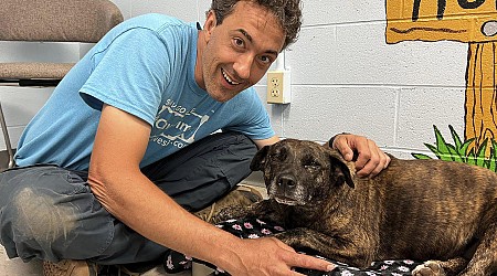 "Miracle" dog found alive over 40 feet down in Virginia cave, lured out by salami