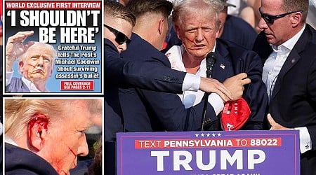 Grateful, defiant Trump recounts surviving 'surreal' assassination attempt at rally: 'I'm supposed to be dead'