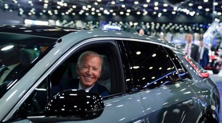 Biden awards $1.7 billion to boost electric vehicle manufacturing and assembly in eight states
