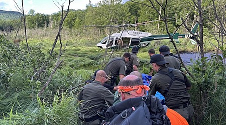 75-year-old man missing for 4 days found alive by K-9 in Maine bog