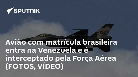 Avião com matrícula brasileira entra na Venezuela e é interceptado pela Força Aérea (FOTOS, VÍDEO)