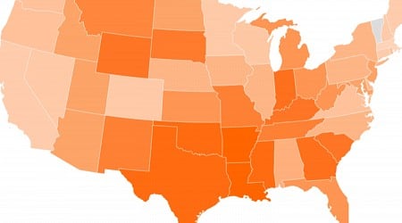Map Reveals Worst US States For Gender Equality