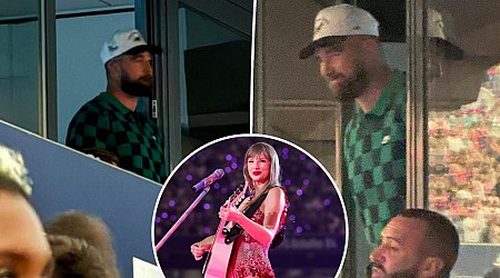 Travis Kelce spotted at Taylor Swift’s Eras Tour in Germany ahead of Chiefs’ training camp