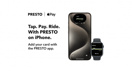 Apple Wallet now supports Canada’s Presto card, with Express Transit