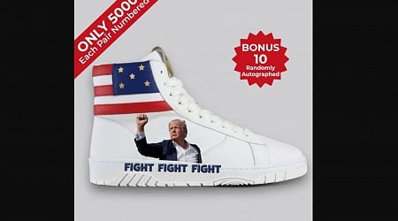 Get Your Trump Assassination Attempt Sneakers Now for Only $299