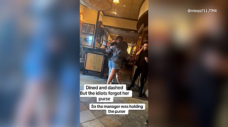 WATCH: Woman accused of dining and dashing forgets purse at Florida restaurant
