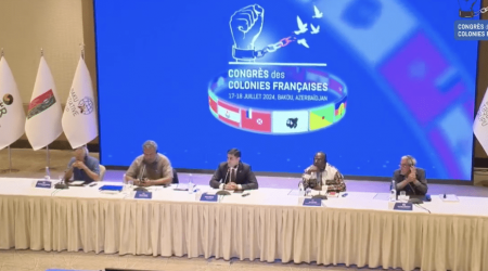 Au "Congrès des colonies françaises", en Azerbaïdjan, un "front de libération" est créé