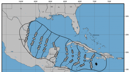 Hurricane Beryl Map Shows Path Shifting Toward Texas