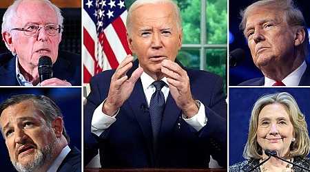 Trump and Other Leaders React to Biden Dropping Out