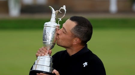 Xander Schauffele Jokes He 'Can't Wait to Drink out of' Claret Jug After British Open