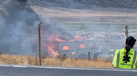 Barn fire spreads, burns several acres in Iron County before containment