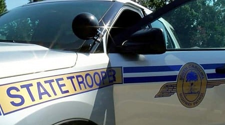 Troopers: Driver dies when car hits steamroller along I-26 in Orangeburg County