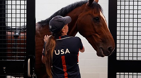 Horses take to the air with passports and carry-ons ahead of equestrian eventing at Paris Olympics