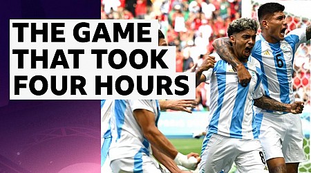 The story of the four-hour football match