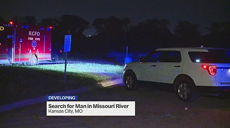 Kansas City first responders searching for man in Missouri River