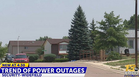 Security-Widefield residents experiencing frequent power outages recently
