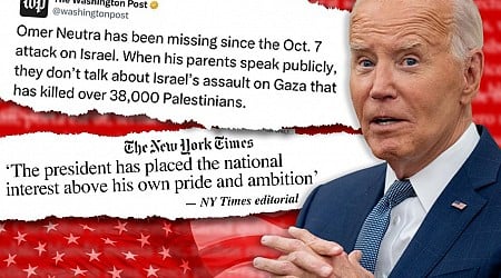 WaPo heartless slams Hamas hostages' parents, NY Times gaslights on Biden's bailout and more
