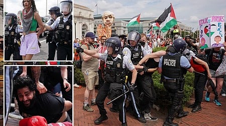 'Badly understaffed' Park Police assaulted by 'mob of thousands,' pelted with poop at pro-Hamas riot in DC: union chief