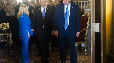 Trump meets with Netanyahu at Mar-a-Lago