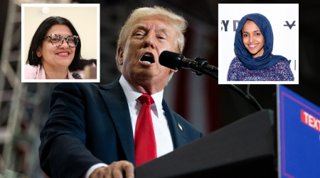 Donald Trump Appears to Mix Up Ilhan Omar and Rashida Tlaib