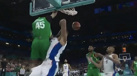 Rudy Gobert was brutally posterized with dunk in 2024 Paris Olympics