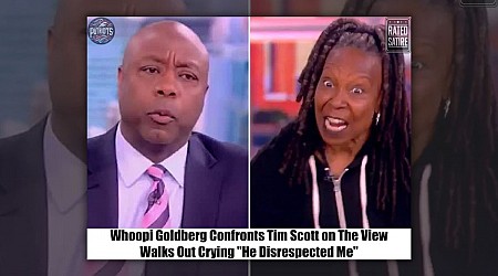 Whoopi Goldberg Confronted Tim Scott on 'The View,' Walked Out Crying?