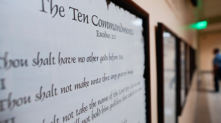 What is Louisiana’s Ten Commandments law and why is it controversial?